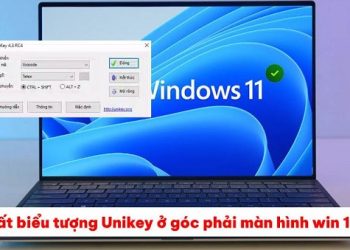 mất biểu tượng Unikey ở góc phải màn hình Win 10+11
