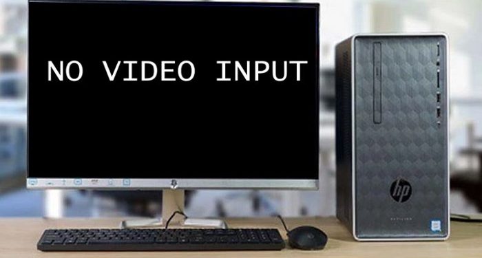 máy tính báo no video input