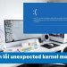 Máy tính lỗi unexpected kernel mode trap