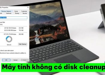 Máy tính không có disk cleanup