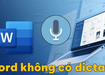 Word không có dictate