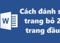Cách đánh số trang bỏ 2 trang đầu