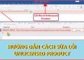 Sửa lỗi Word Unlicensed Product