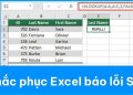 Excel báo lỗi Spill