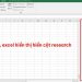 Word, Excel hiển thị hiển cột Research