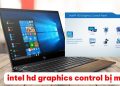 Intel hd graphics control panel bị mất