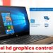 Intel hd graphics control panel bị mất