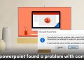 Lỗi PowerPoint found a problem with content