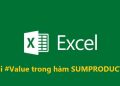 Lỗi Value trong hàm SUMPRODUCT