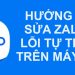 Zalo bị lỗi tự thoát trên máy tính