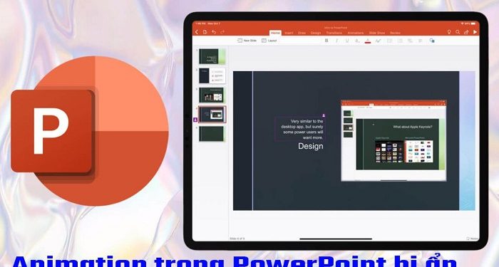 Animation trong PowerPoint bị ẩn