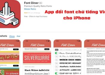 App đổi font chữ tiếng Việt cho iPhone