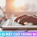 gõ dấu bị mất chữ trong Win 10+11