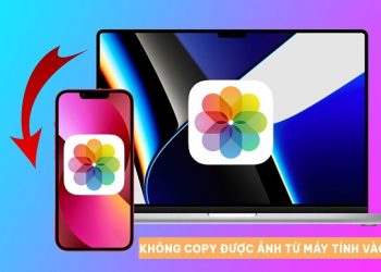 Không copy được ảnh từ máy tính vào iPhone