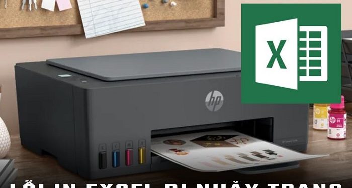 Lỗi in Excel bị nhảy trang