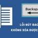 lỗi nút Backspace không xóa được trong Word