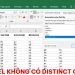 Excel không có distinct count