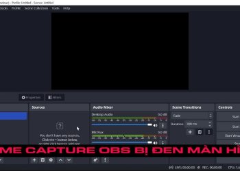 Game Capture OBS bị đen màn hình