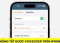 Không tắt được VoiceOver trên iPhone