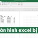 màn hình Excel bị chia đôi