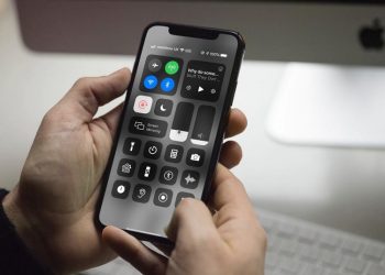 Trung tâm điều khiển iPhone bị mất