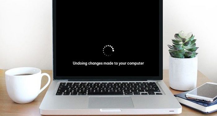 Undoing changes made to your computer không mở được máy