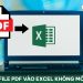 chèn file PDF vào Excel không mở được