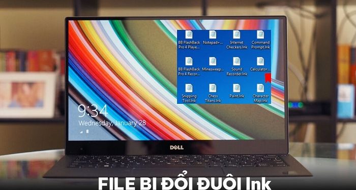 File bị đổi đuôi lnk