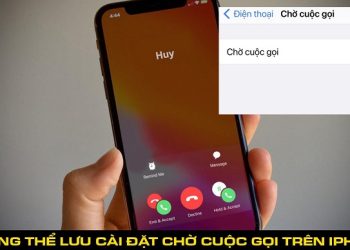 Không thể lưu cài đặt chờ cuộc gọi trên iPhone