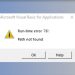 Lỗi Path not found trong Excel