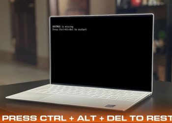 lỗi Press Ctrl + Alt + Del to restart