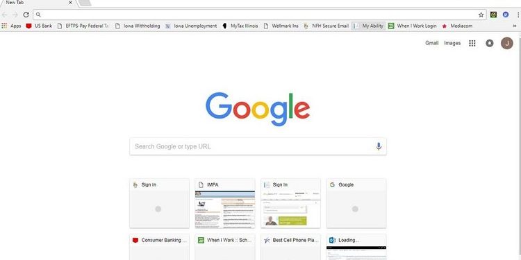 Mất thanh công cụ dưới màn hình khi vào web