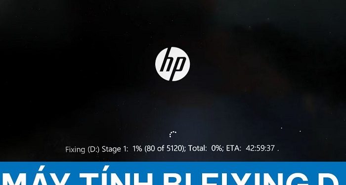 Máy tính bị fixing D