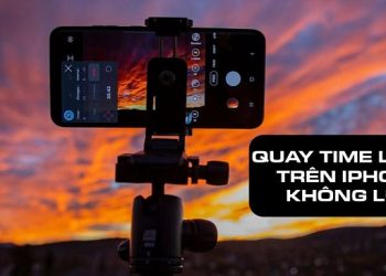 quay time lapse trên iPhone không lưu