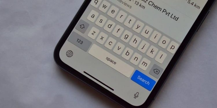 Lỗi bàn phím iPhone không gõ được số