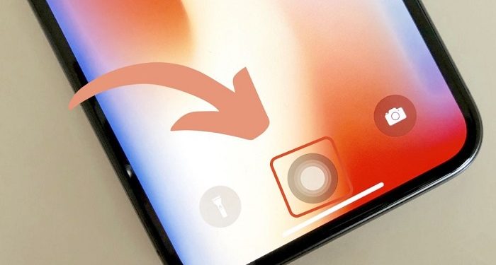 Màn hình iPhone xuất hiện vòng tròn mờ