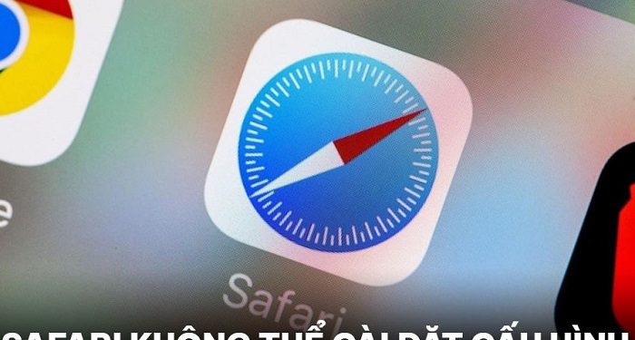 Safari không thể cài đặt cấu hình