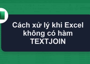 Excel không có hàm Textjoin