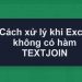 Excel không có hàm Textjoin