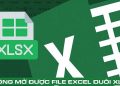 không mở được file Excel đuôi XLSX