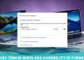 sửa máy tính bị wireless capability is turned off