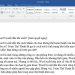 Word bị mất dấu khi cách