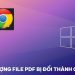 biểu tượng file PDF bị đổi thành Chrome