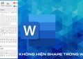 không hiện shape trong Word