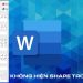 không hiện shape trong Word