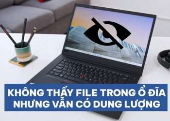 Không thấy file trong ổ đĩa nhưng vẫn có dung lượng