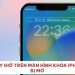 ngày giờ trên màn hình khóa iPhone