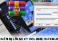 Giải nén bị lỗi next volume is required