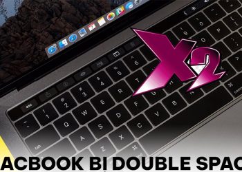 Macbook bị double space