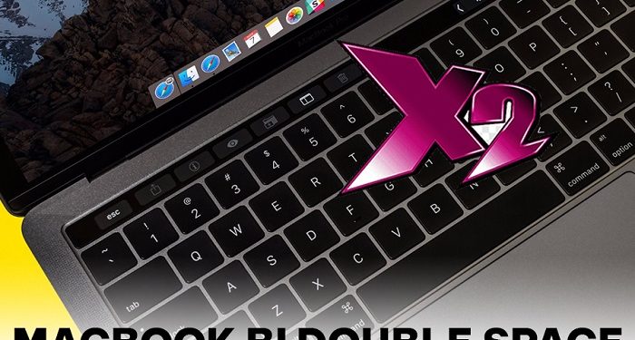 Macbook bị double space